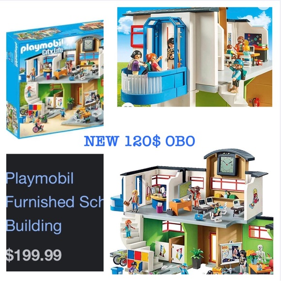 Playmobil school. Is so so awesome. Comes with everything as seen in picture. - Picture 1 of 1